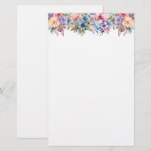 Bloemig briefpapier (Voorkant / Achterkant)