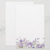 Bloemig briefpapier (Voorkant / Achterkant)