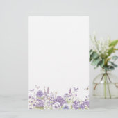 Bloemig briefpapier (Staand voorkant)