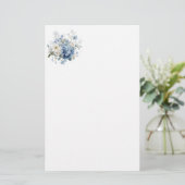 Bloemig briefpapier (Staand voorkant)