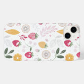 “Bloemig Fruit Botanisch iPhone / iPad Hoesje” Case-Mate iPhone Case (Achterkant (horizontaal))