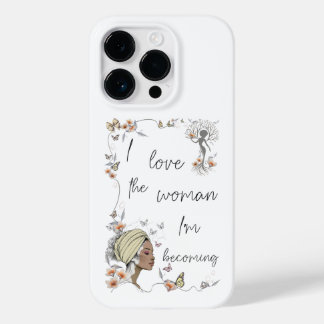 Bloemig geschenk voor vrouwen die zichzelf liefheb Case-Mate iPhone 14 pro hoesje
