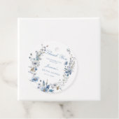 Bloemig iets blauw voor ik het doe Bruidsdouche Bedankjes Labels (In situ)