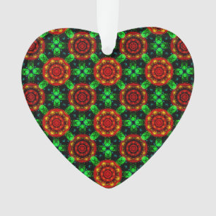 Bloemig modern boho elegant abstract patroon #504 ornament