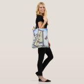 bloemig Monogram A Draagtas (Op model)