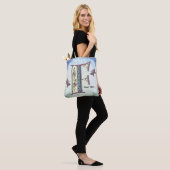 bloemig Monogram F Draagtas (Op model)