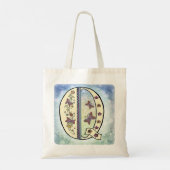bloemig Monogram Q Tote Bag (Achterkant)