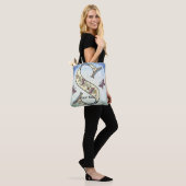 bloemig Monogram S Draagtas (Op model)