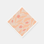 Bloemig patroon servet (Hoek)