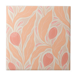 Bloemig patroon tegeltje