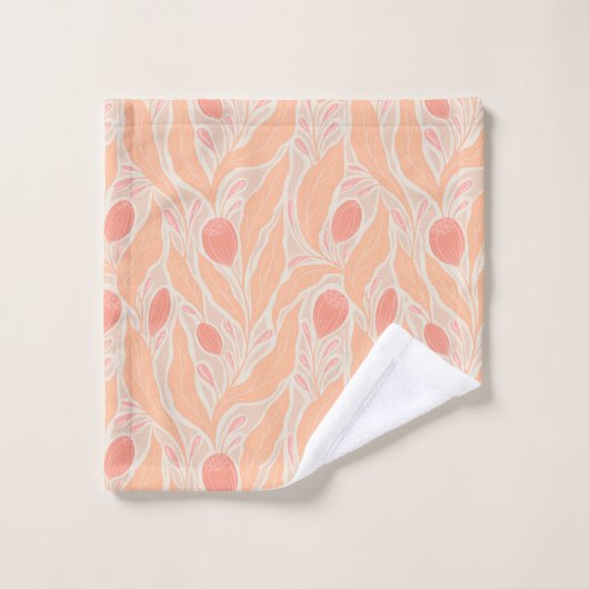 Bloemig patroon washandje (Wasdoekje)