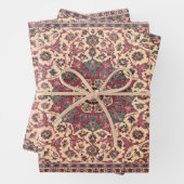  bloemig Perzisch tapijtpatroon Inpakpapier Vel (In situ)