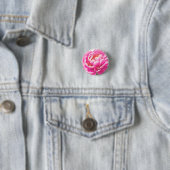 Bloemig Ronde Button 3,2 Cm (In situ)
