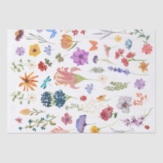 Bloemig tissuepapier| Elegante cadeauverpakking vo Tissuepapier
