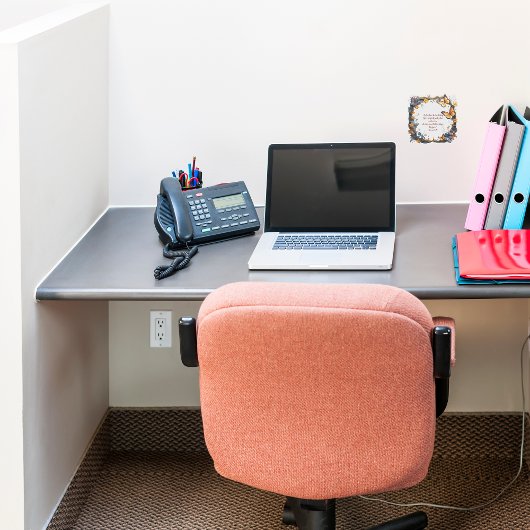 Bloemige aanpasbare bibe-vers op maat gesneden vin sticker