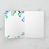 Bloemige Blauwe Witte Boho Zomer Lente Trouwdag (Binnen)