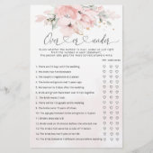 Bloemige blos boven of onder bruidsdouche spel (Voorkant)