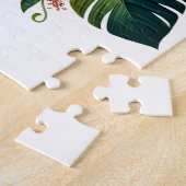 Bloemige Boho Olifant Legpuzzel (Zijkant)