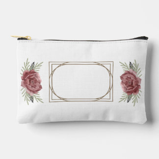 Bloemige cadeautag – Elegant roos- en lijstontwerp Etui