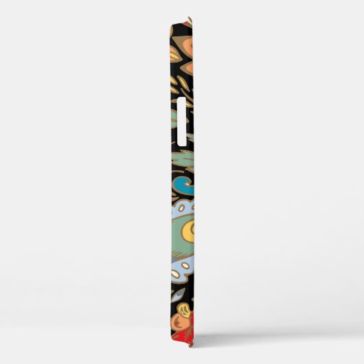  bloemige doodle: oosters design. Case-Mate iPhone case (Achterkant / Rechts)