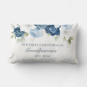 Bloemige Eucalyptus Grootouders 1e Kerstmis Kussen