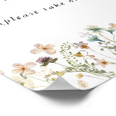 Bloemige Favoren Poster (Hoek)