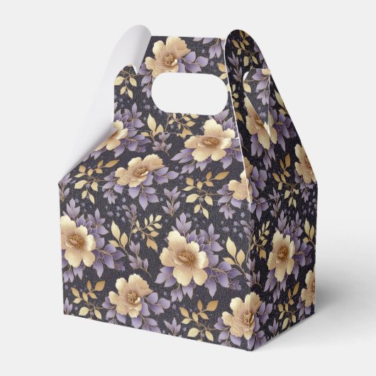 Bloemige Favorietjes Doos Bedankdoosjes (Voorkant Zijde)