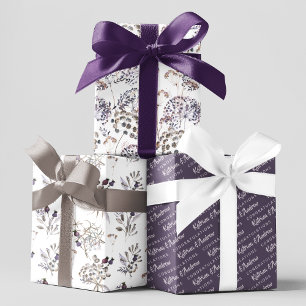 Bloemige felicitatiefolie vellen
