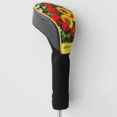 Bloemige Fun Driver Head Cover (Schuin)