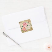  bloemige gemengde bloemen elegante sticker (Envelop)