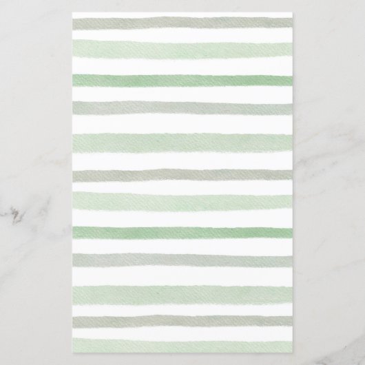 Bloemige groene waterverf vind de gast spel (Achterkant)