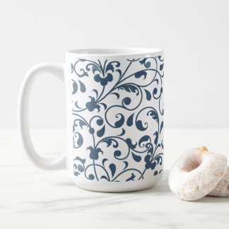 Bloemige koffiemok van 15oz