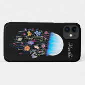 Bloemige kwal Case-Mate iPhone case (Achterkant (horizontaal))