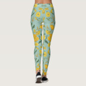 Bloemige Leggings (Achterkant)