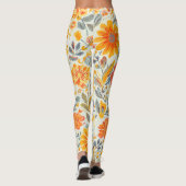 Bloemige Leggings (Achterkant)