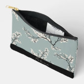 Bloemige make-up accessoiretas etui (Open)