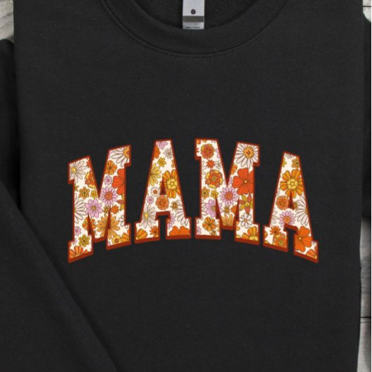 Bloemige Mama Sweatshirt