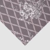 Bloemige mand tissuepapier van houtskool (Detail)