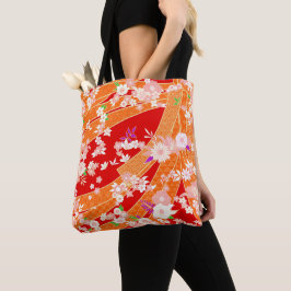 Bloemige Mix Kimono Patroon Lente Draagtas