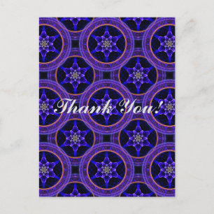Bloemige Moderne Boho Elegante Abstracte Patroon # Briefkaart