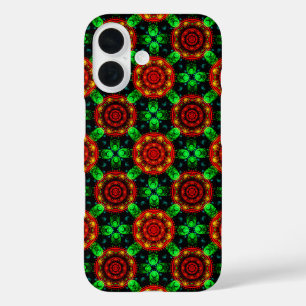 Bloemige Moderne Boho Elegante Abstracte Patroon # iPhone 16 Hoesje