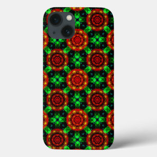 Bloemige Moderne Boho Elegante Abstracte Patroon # iPhone 13 Hoesje
