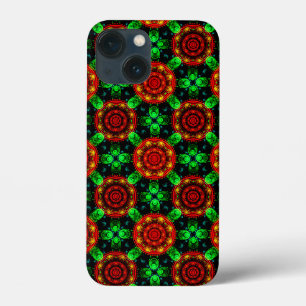 Bloemige Moderne Boho Elegante Abstracte Patroon # iPhone 13 Mini Hoesje