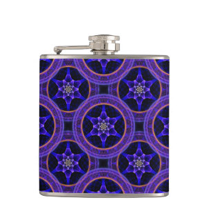 Bloemige Moderne Boho Elegante Abstracte Patroon # Heupfles