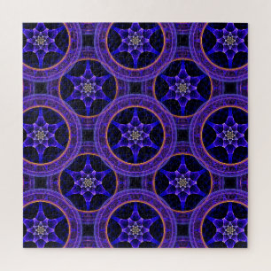 Bloemige Moderne Boho Elegante Abstracte Patroon # Legpuzzel