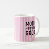 Bloemige moeder van de bruidegom koffiemok (Voorkant rechts)
