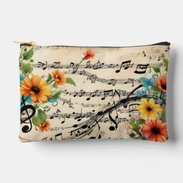 Bloemige muzikale thema etui