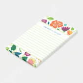 Bloemige Notitieblok Post-it® Notes (Schuin)