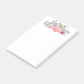 Bloemige notities post-it® notes (Schuin)