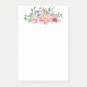 Bloemige notities post-it® notes (Voorkant)